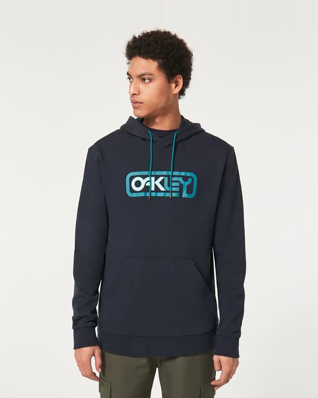 Sudadera con capucha Oakley Locked In B1B PO azul marino - #8