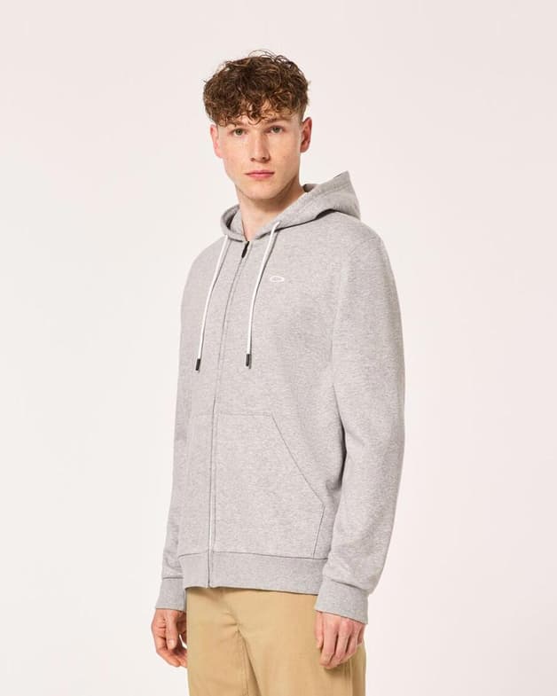 Sudadera con capucha Oakley Relax Full Zip gris - #3