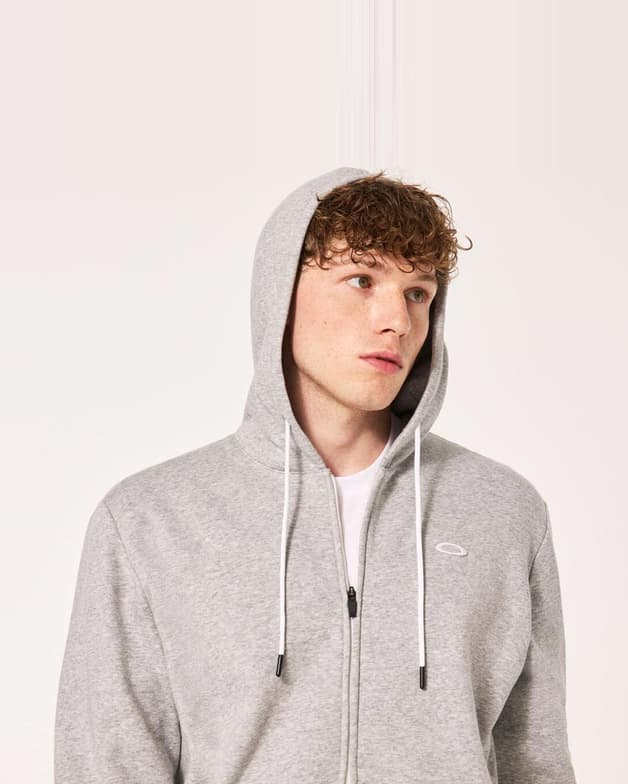Sudadera con capucha Oakley Relax Full Zip gris - #5