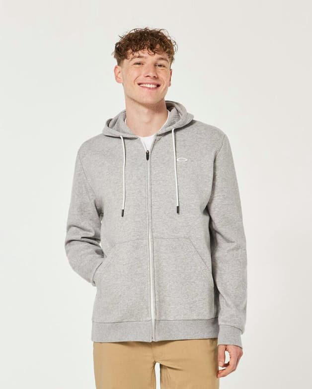 Sudadera con capucha Oakley Relax Full Zip gris - #7