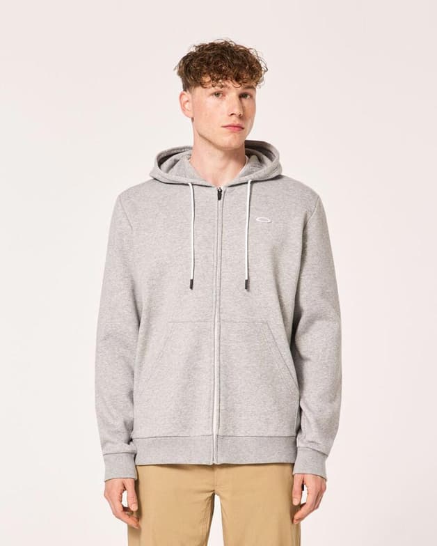 Sudadera con capucha Oakley Relax Full Zip gris - #8