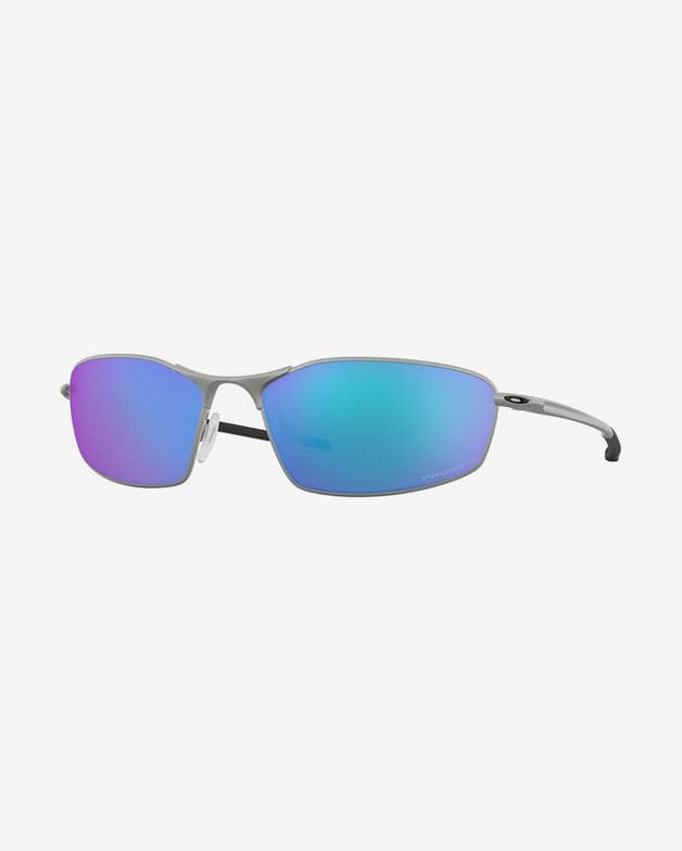 Gafas Oakley Whisker Satin Chrome con lentes Prizm Sapphire Polarized - #1