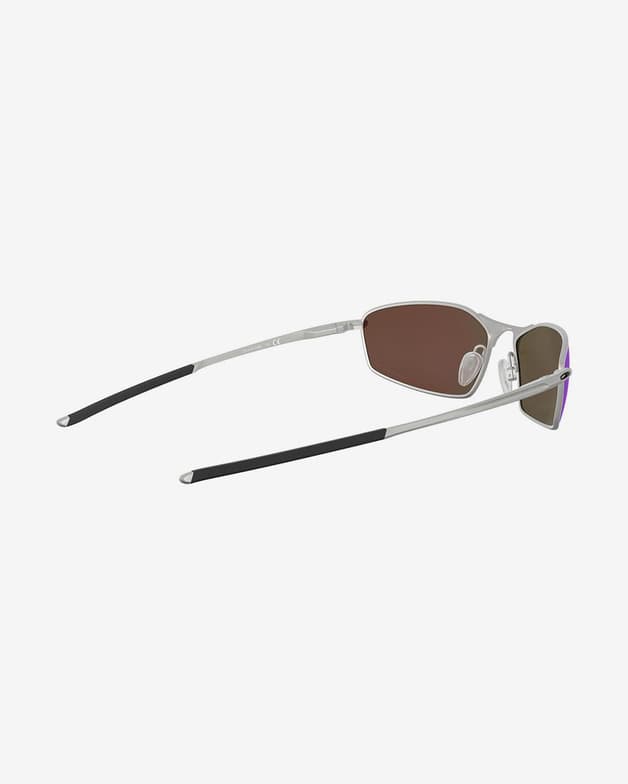 Gafas Oakley Whisker Satin Chrome con lentes Prizm Sapphire Polarized - #10
