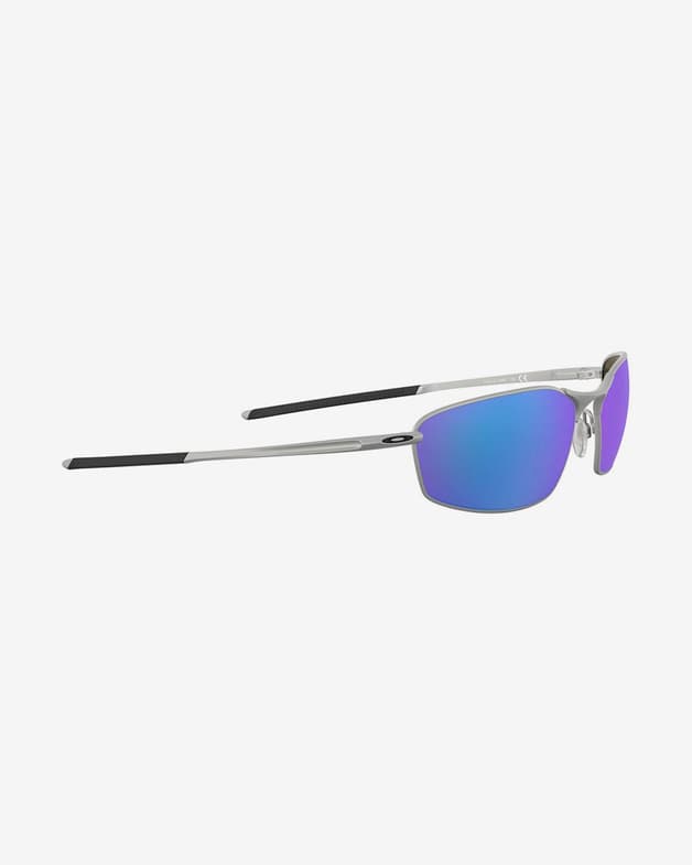 Gafas Oakley Whisker Satin Chrome con lentes Prizm Sapphire Polarized - #12