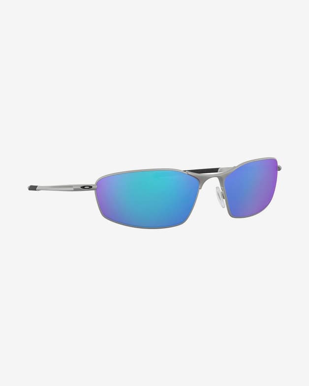 Gafas Oakley Whisker Satin Chrome con lentes Prizm Sapphire Polarized - #13