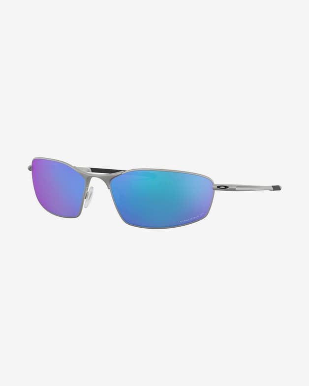 Gafas Oakley Whisker Satin Chrome con lentes Prizm Sapphire Polarized - #3