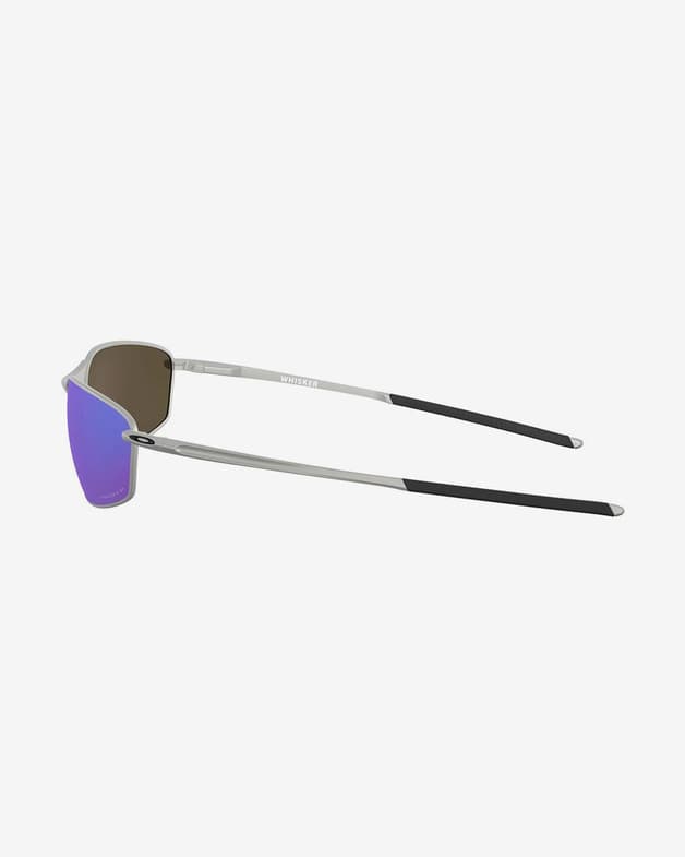 Gafas Oakley Whisker Satin Chrome con lentes Prizm Sapphire Polarized - #5