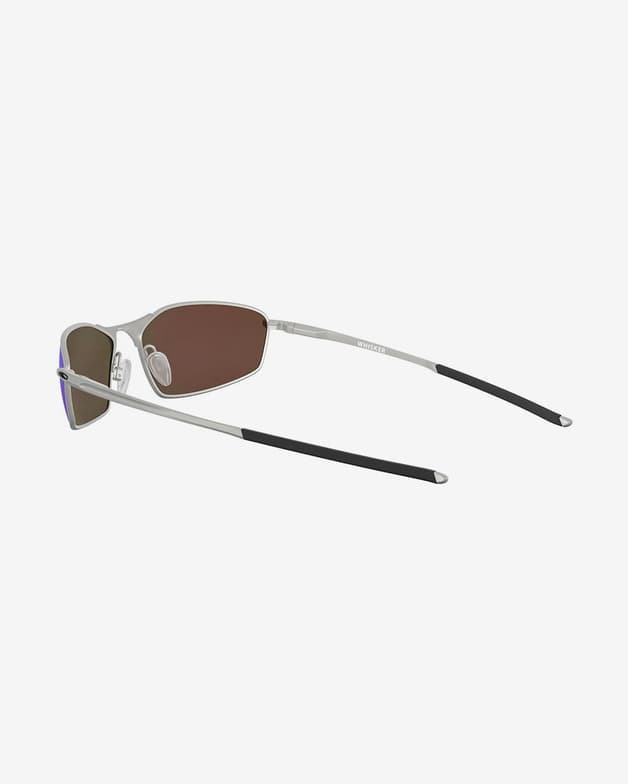 Gafas Oakley Whisker Satin Chrome con lentes Prizm Sapphire Polarized - #6