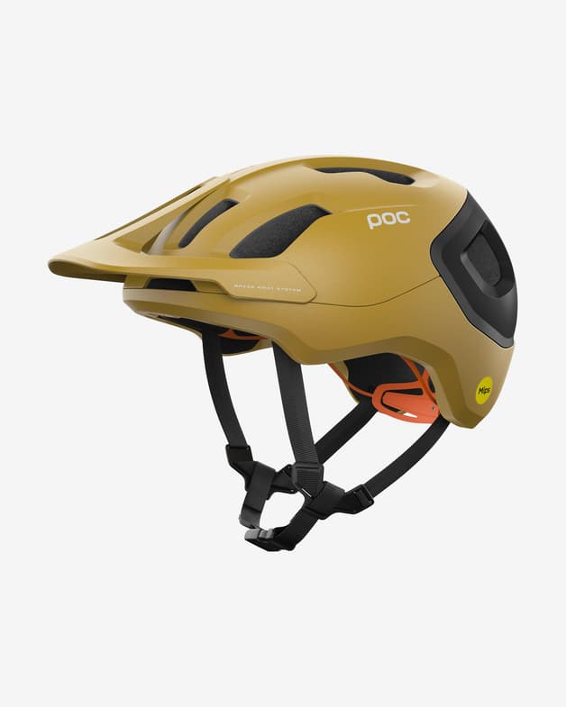 Casco POC Axion Race MIPS Cerussite Kashima ocre negro - #1