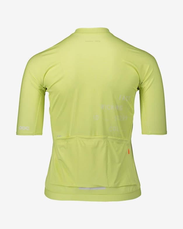 Maillot POC Pristine Print manche courte jaune citron femme - #2