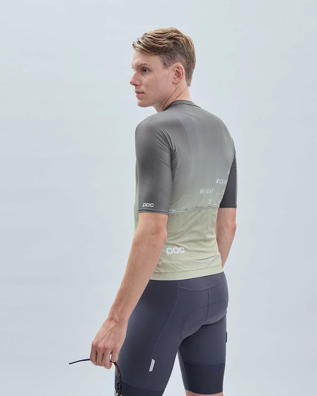 Maillot POC Pristine Print manche courte vert foncé dégradé - #4