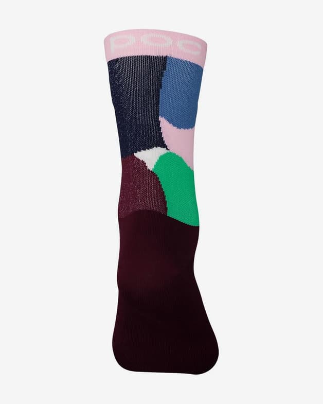 Calcetines POC Essential Print rosa verde negro - #2