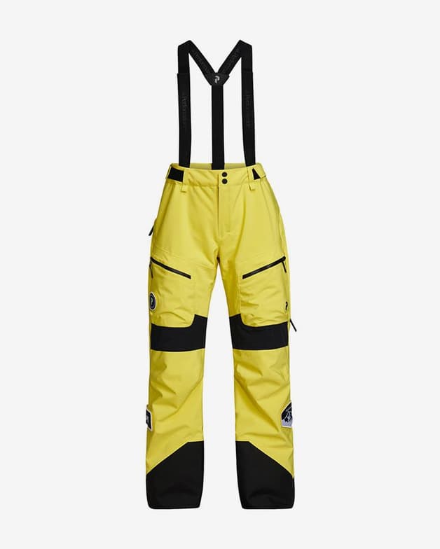 Pantalón largo Peak Performance Vertixs 2L Patch RECCO amarillo mujer - #1