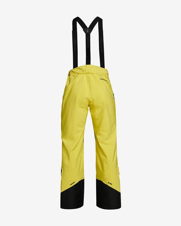 Pantalón largo Peak Performance Vertixs 2L Patch RECCO amarillo mujer - #2