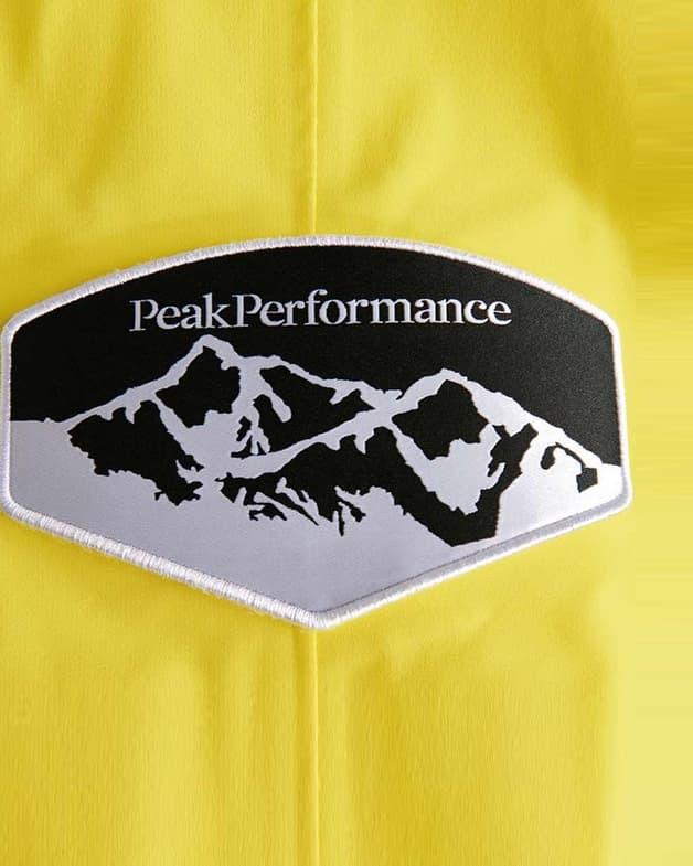 Pantalón largo Peak Performance Vertixs 2L Patch RECCO amarillo mujer - #5