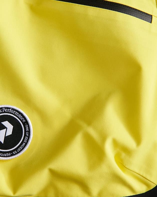 Pantalón largo Peak Performance Vertixs 2L Patch RECCO amarillo - #4