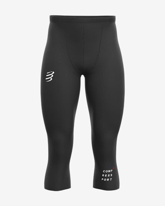 3/4 legging Compressport Run Under Control zwart - #1