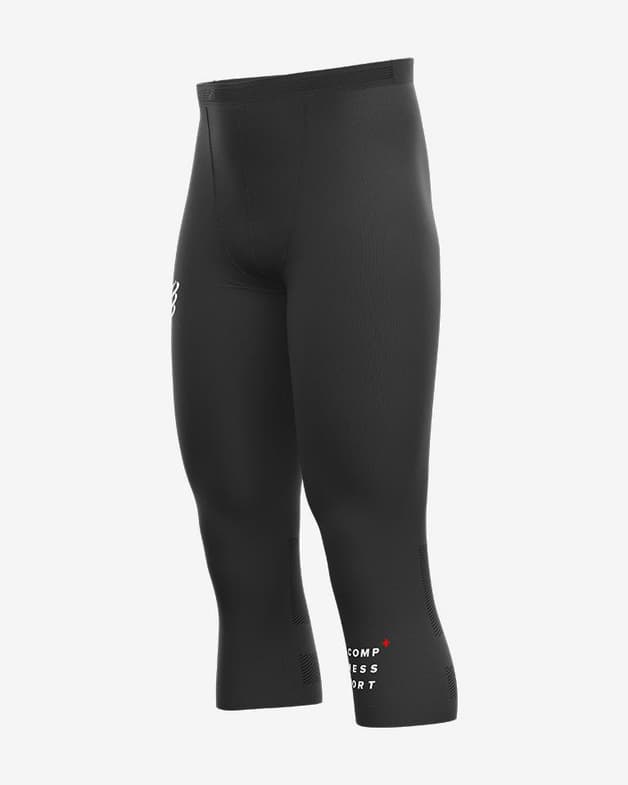 3/4 legging Compressport Run Under Control zwart - #8