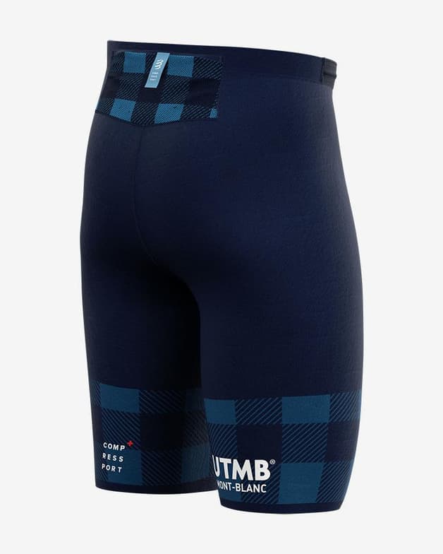 Malla corta Compressport Ultra-Trail Under Control UTMB 2021 azul marino - #3