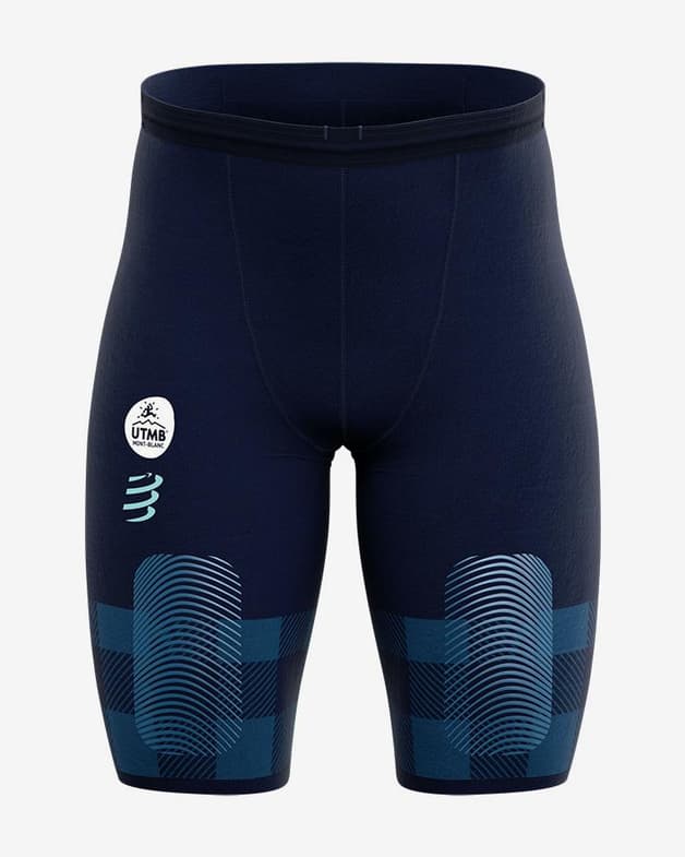 Malla corta Compressport Ultra-Trail Under Control UTMB 2021 azul marino - #8