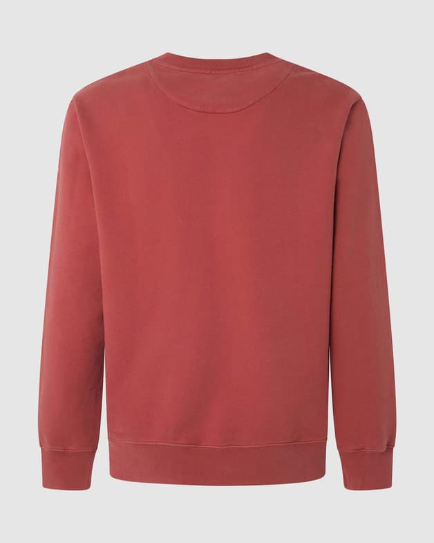 Sudadera Pepe Jeans David Crew rojo blanco - #2