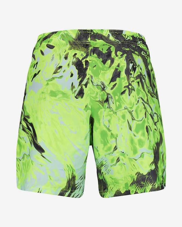 Maillot de bain Puma Swim Reflection All Over Print jaune noir - #2