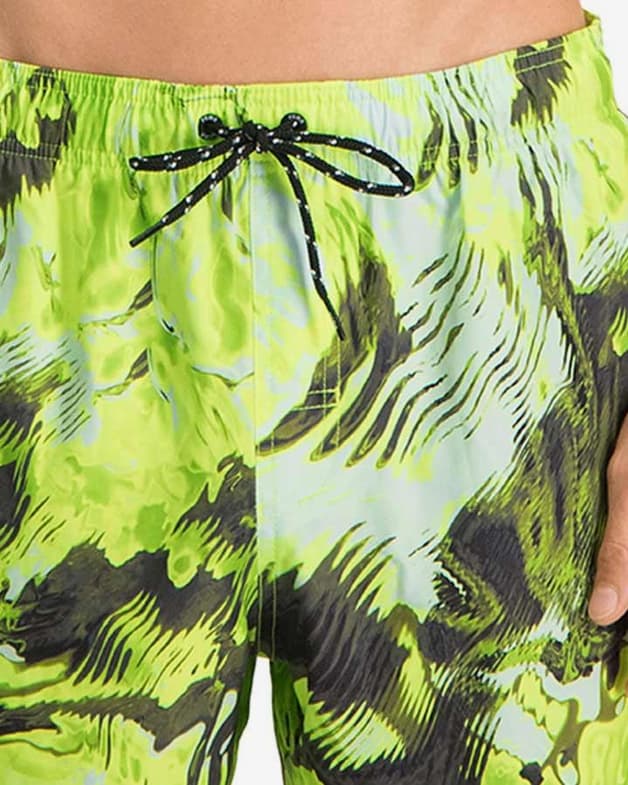 Maillot de bain Puma Swim Reflection All Over Print jaune noir - #6