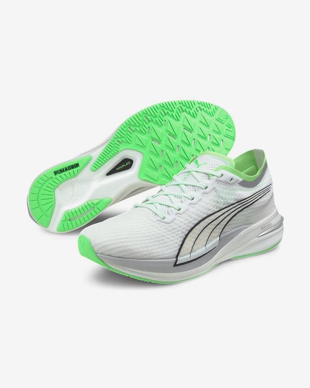 Zapatillas Puma Deviate Nitro CoolAdapt blanco verde - #4
