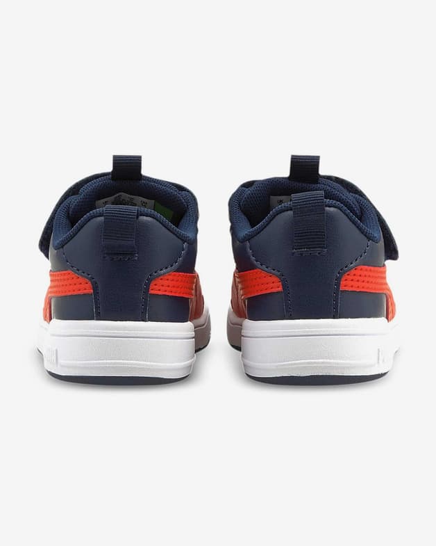 Zapatillas Puma Multiflex SL V con velcro azul marino rojo bebé - #3