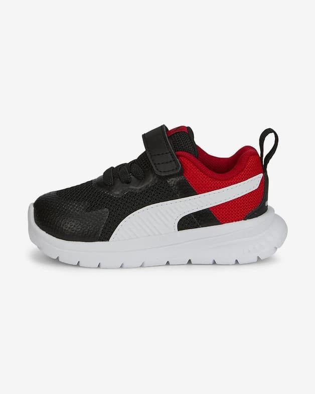 Zapatillas Puma Evolve Run Mesh negro blanco rojo bebé - #2