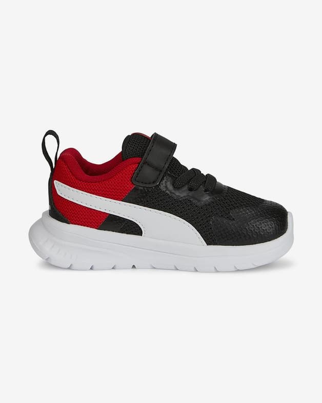 Zapatillas Puma Evolve Run Mesh negro blanco rojo bebé - #3