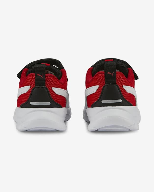 Zapatillas Puma Evolve Run Mesh negro blanco rojo bebé - #5