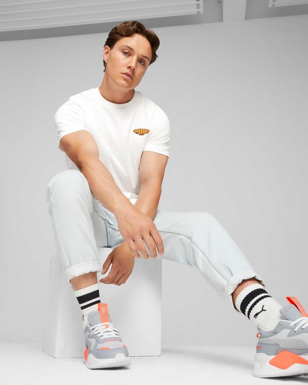 Zapatillas Puma RS-X Geek gris naranja - #2