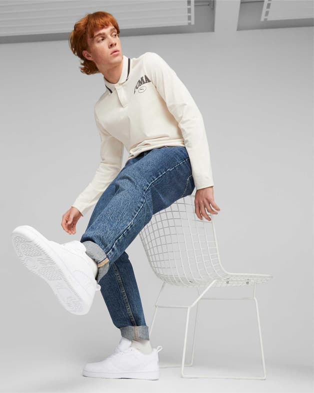 Zapatillas Puma Rebound v6 Low blanco puro - #6