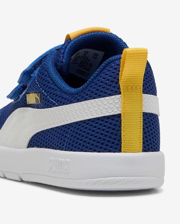 Zapatillas Puma Courtflex V3 Mesh azul marino infantil - #2