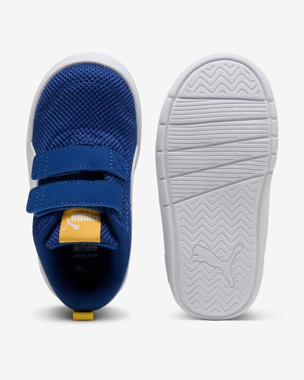 Zapatillas Puma Courtflex V3 Mesh azul marino infantil - #4