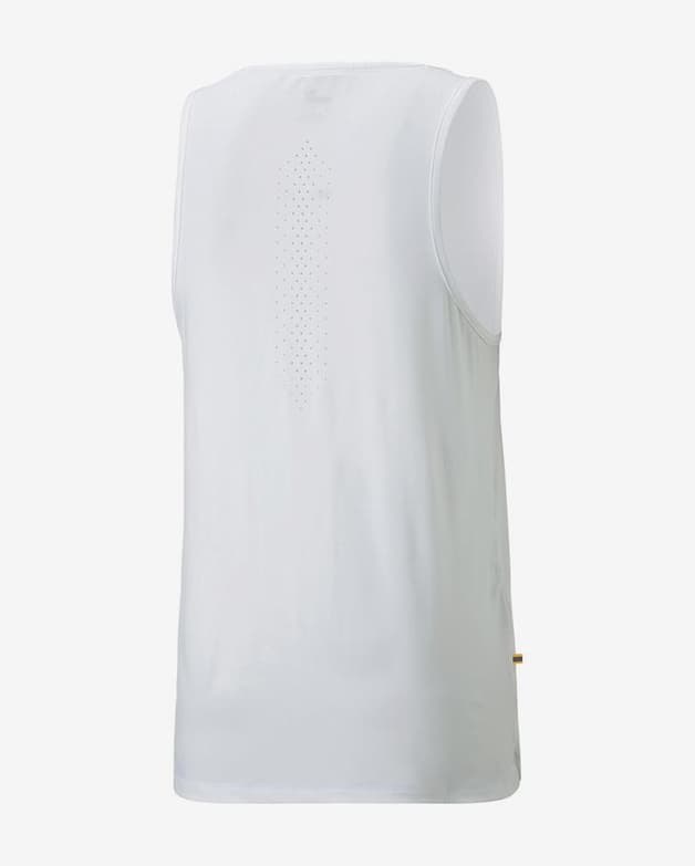 Camiseta Puma Run Cloudspun sin mangas blanco gris claro - #2