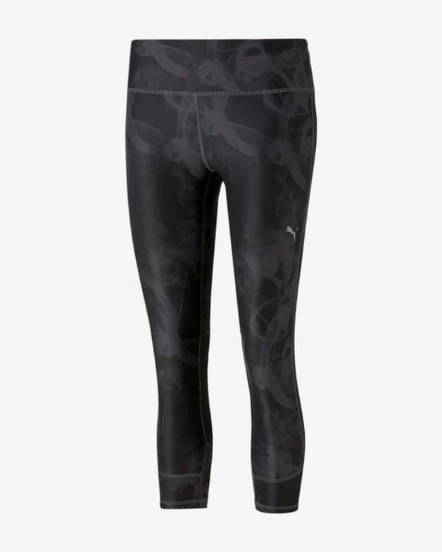 Malla pirata Puma Run Favorite Regular Rise negro gris mujer - #1