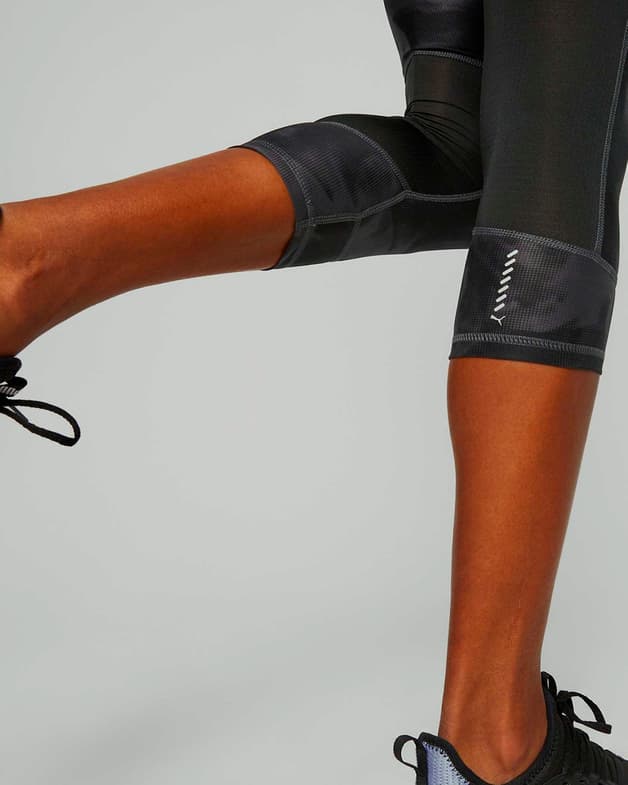 Malla pirata Puma Run Favorite Regular Rise negro gris mujer - #5