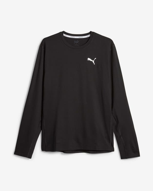 Camiseta Puma Run Cloudspun manga larga negro - #1