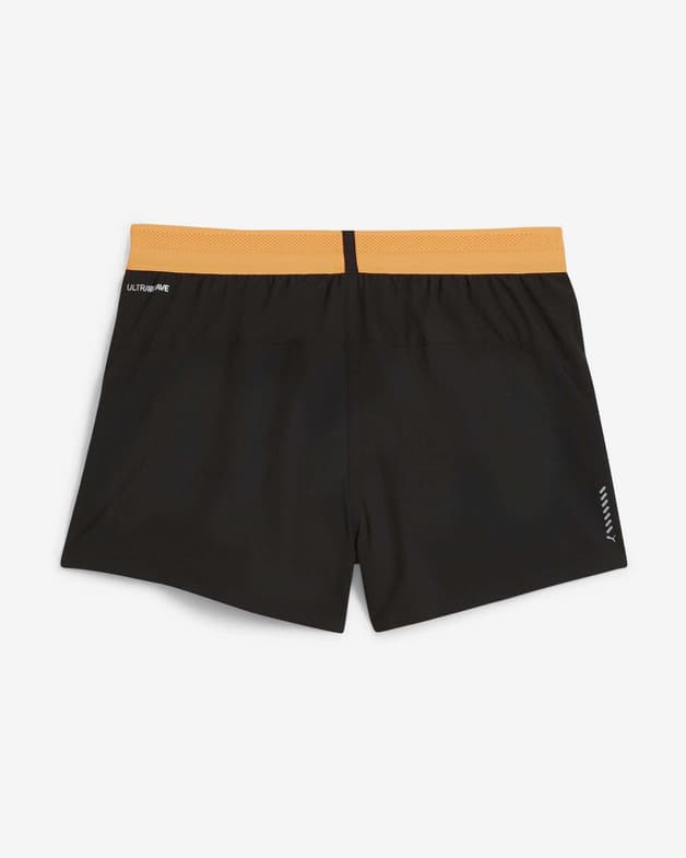 Pantalón corto Puma Run Ultrawave Velocity 3 Split negro puro naranja mujer - #2