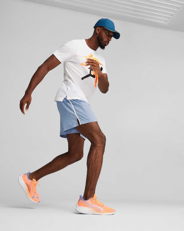 Pantalón corto Puma Run Favorite Velocity 5 azul claro - #4