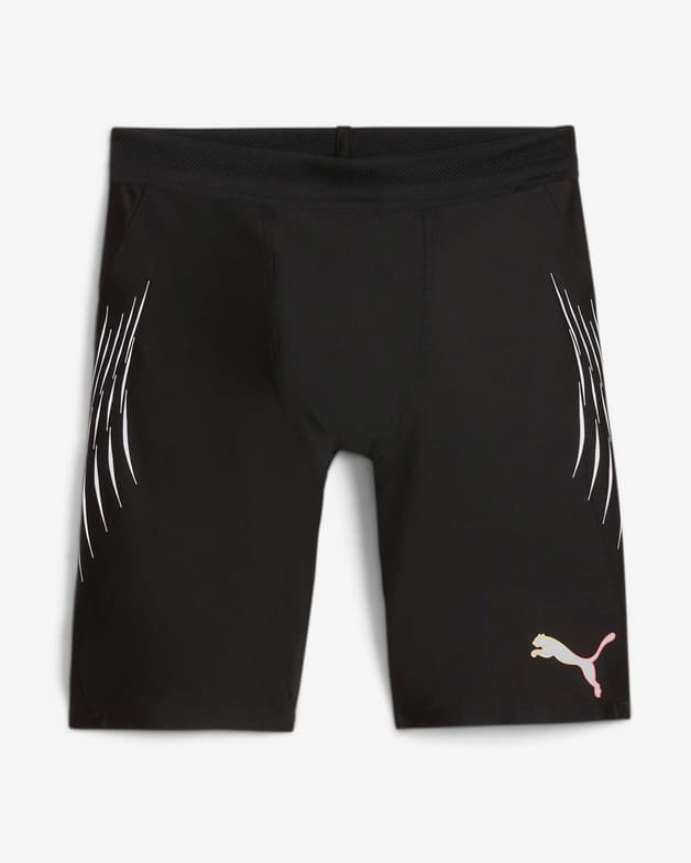 Malla corta Puma Run Elite Reflective negro puro blanco - #1