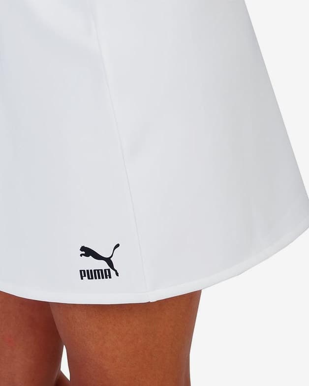 Falda Puma Classics Asymmetric blanco mujer - #2