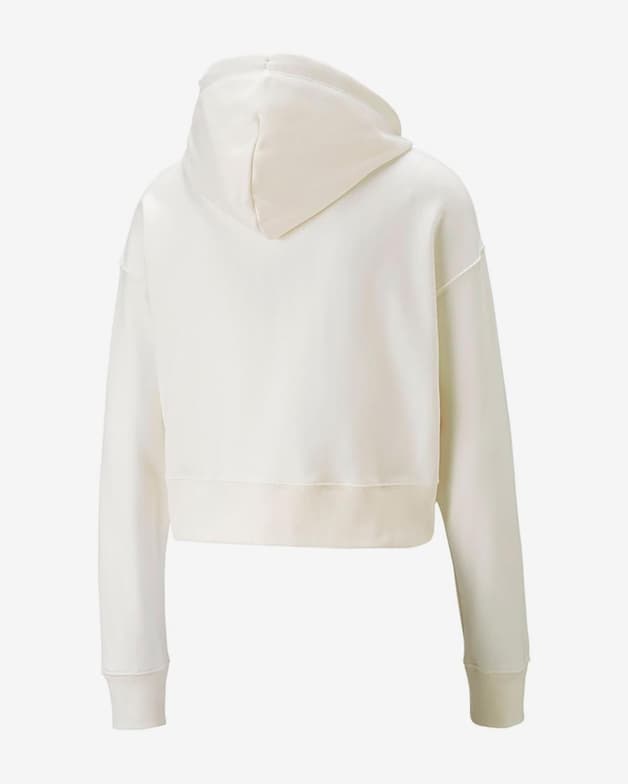 Sudadera con capucha Puma Cropped blanco mujer - #2