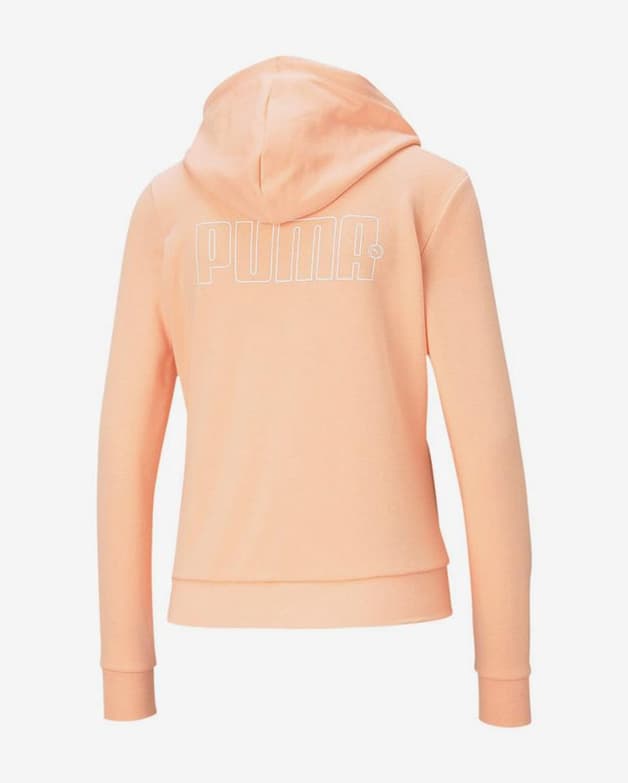 Sudadera con capucha Puma Rebel Full Zip naranja pálido mujer - #2