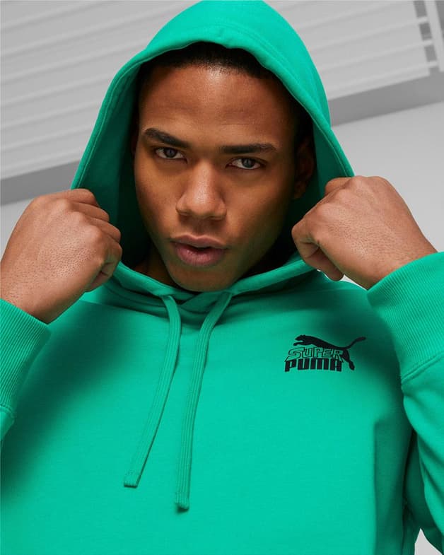 Sudadera con capucha Puma Classics Super verde turquesa negro - #5