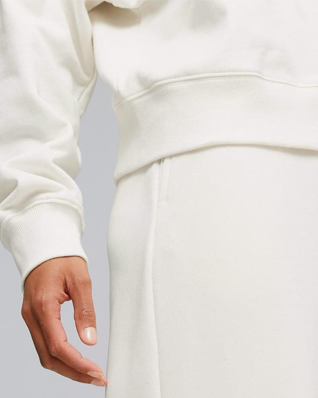 Sudadera Puma Classics Oversized blanco crema mujer - #7