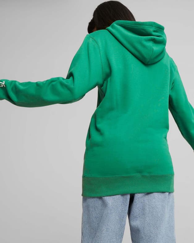 Sudadera con capucha Puma Classics N.1 verde - #5