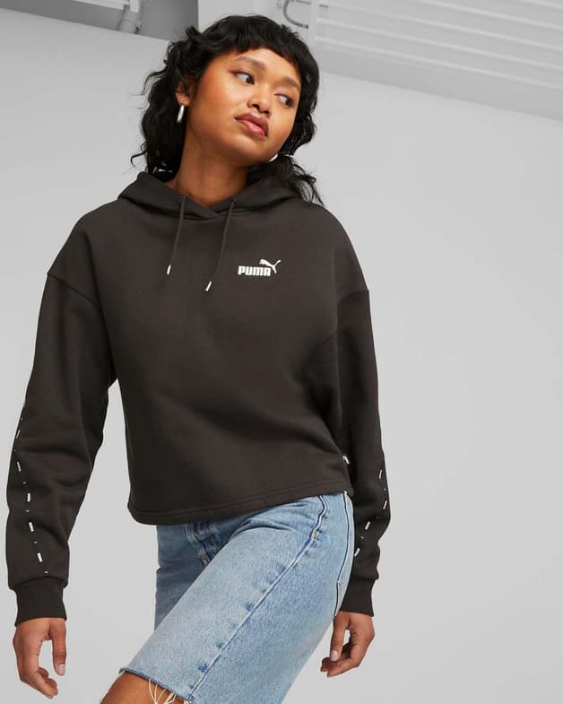 Sudadera con capucha Puma Essential Tape negro mujer - #4